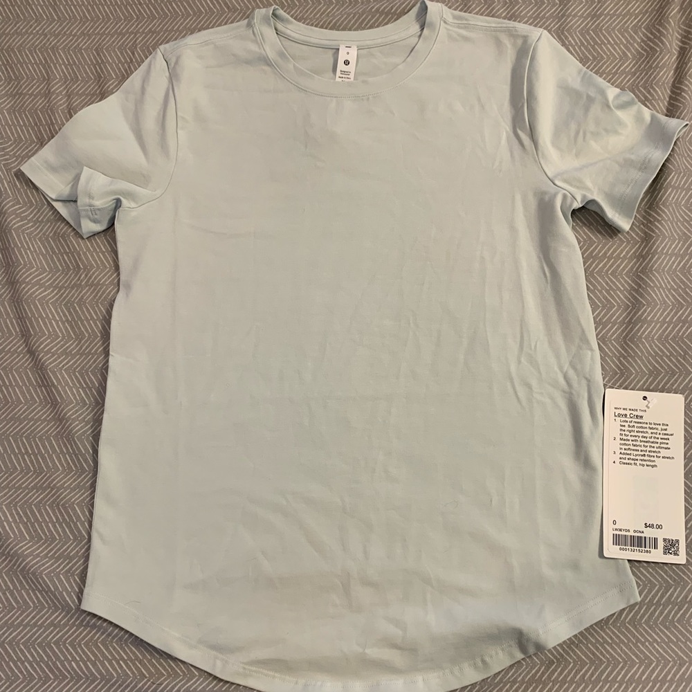 Love Crew Tee - Cloud